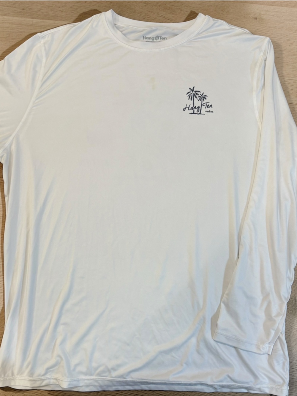 Men’s XL Hang Ten Polyester Surf/swim  Tee - long sleeve